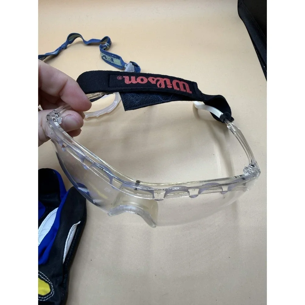 Wilson Head Penn Racquetball Gear Lot Eyewear Goggles Medium Gloves Balls Set